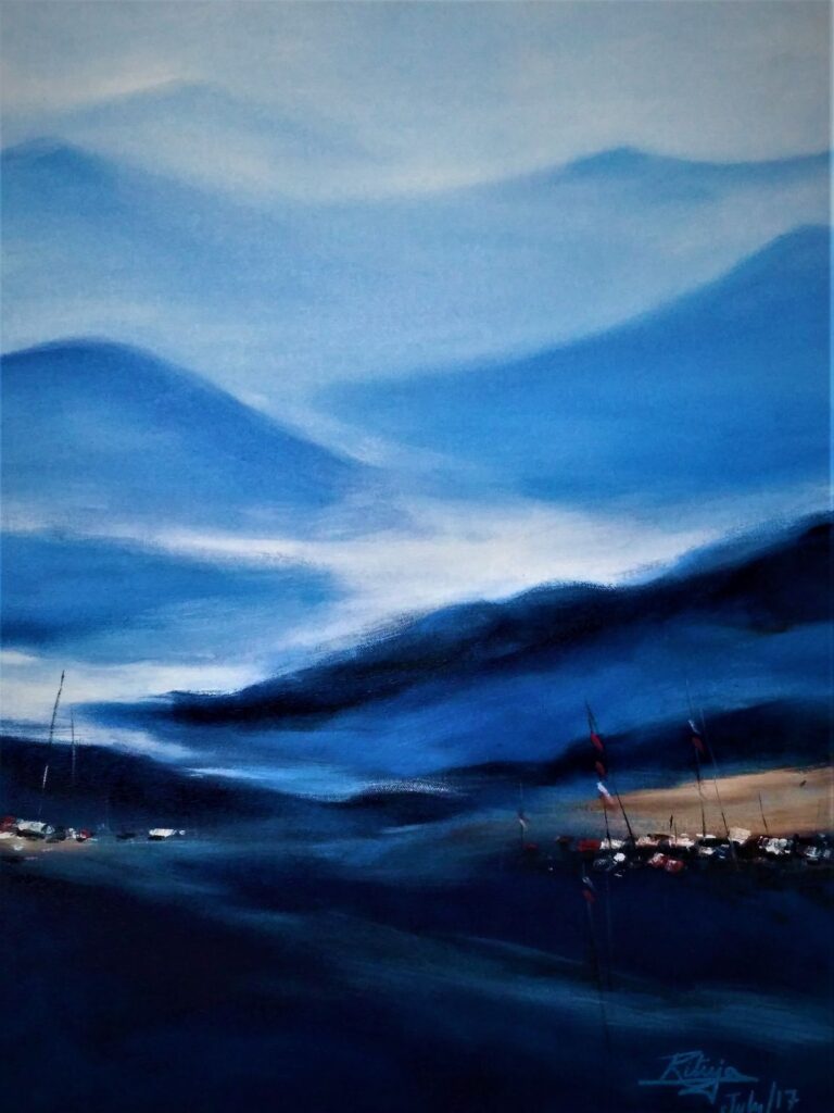 Blue Paintings For Your Interior Spaces On Mojarto 4 MA291986