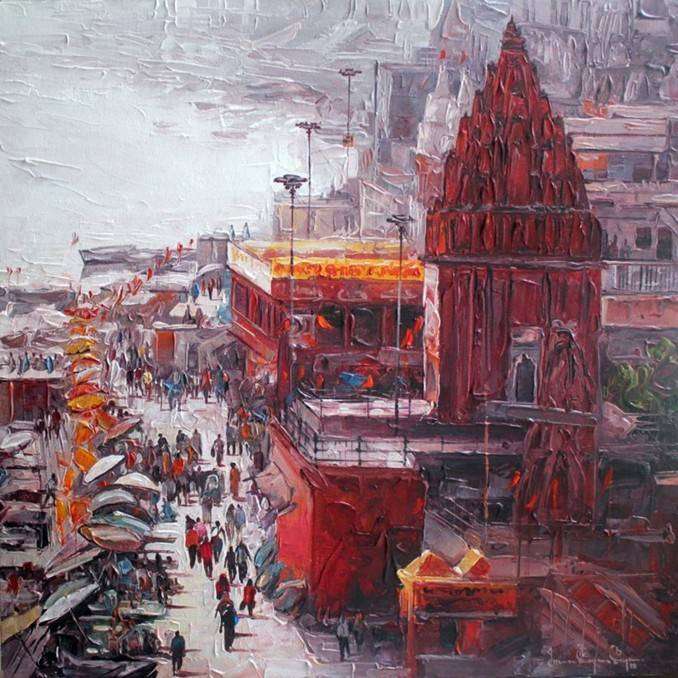 Temple Landscape Paintings 