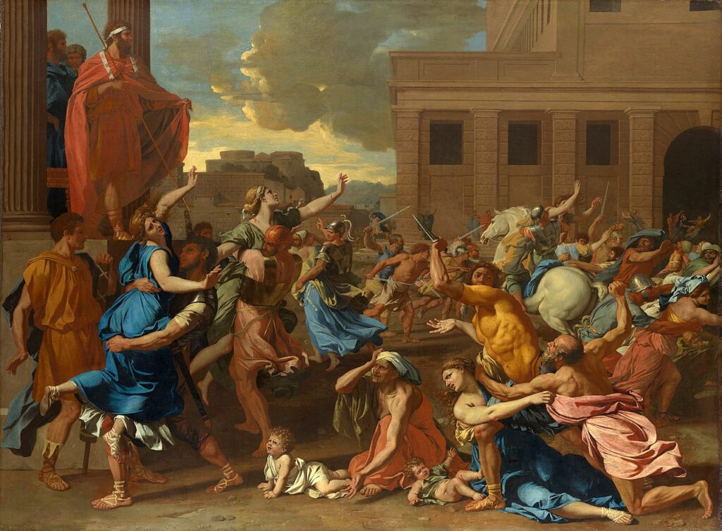 1280px Nicolas Poussin LEnlevement des Sabines 1634 5