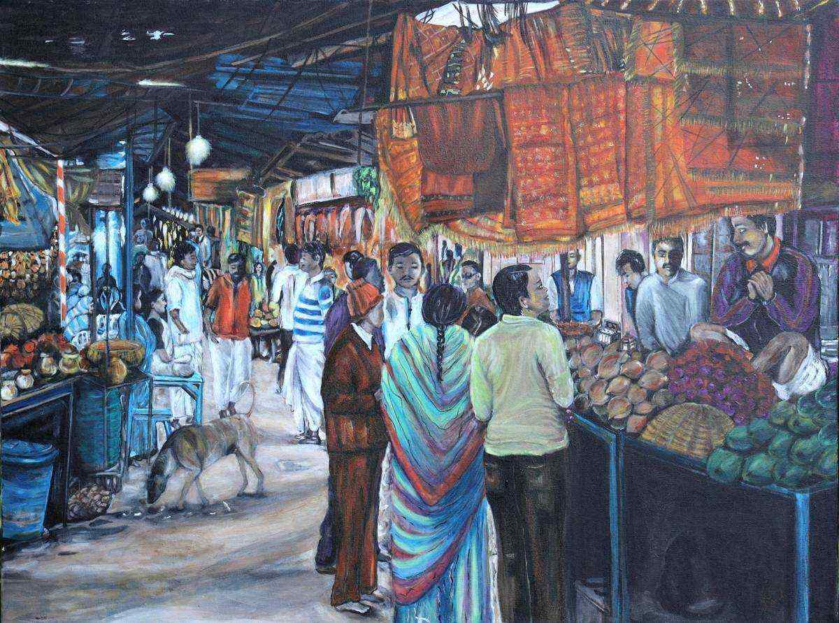 5 Incredible Paintings Of Indian Markets Art Blogs Videos Learn