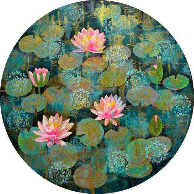 Water Lilies Painting for Vastu