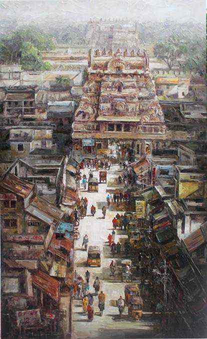 Indian Temple Painting 
