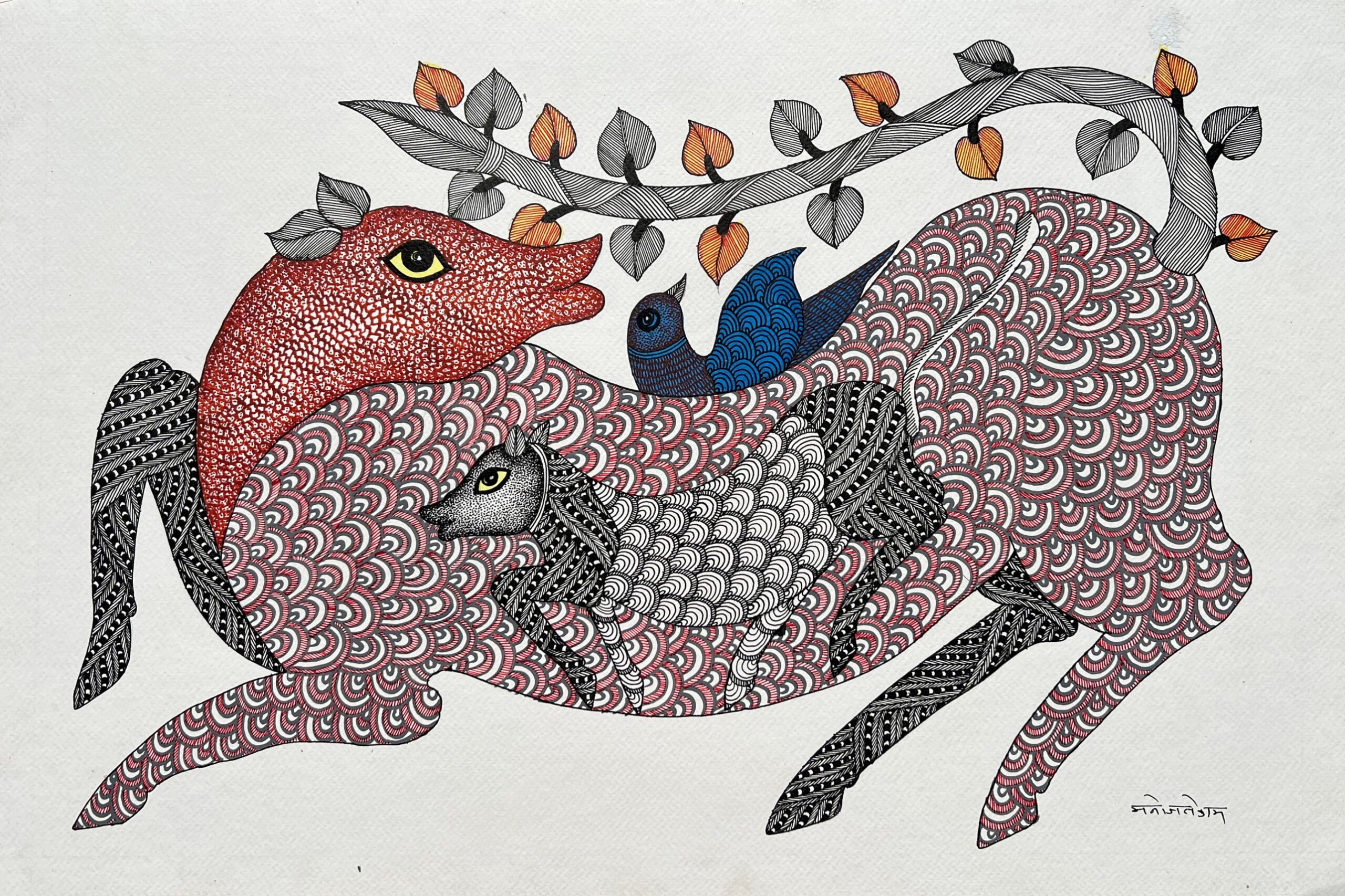 Gond painting scaled