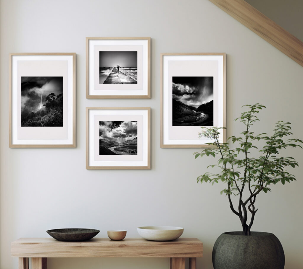 Gallery Wall with Photography Prints