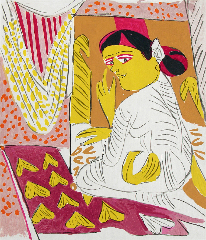 Serigraph by K G Subramanyan