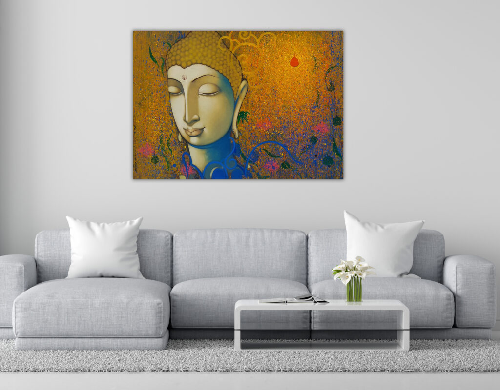 Buddha Painting for Living Room