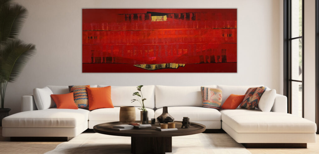 Abstract art for living room