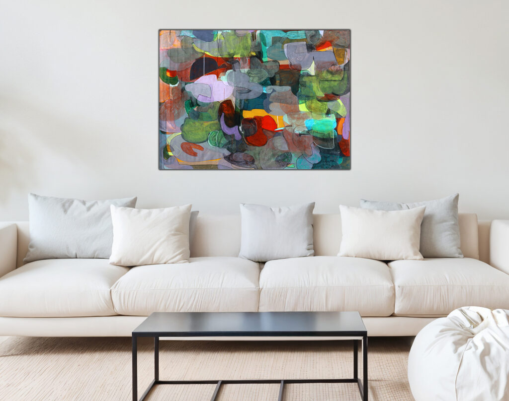 Contemporary art for modern living room