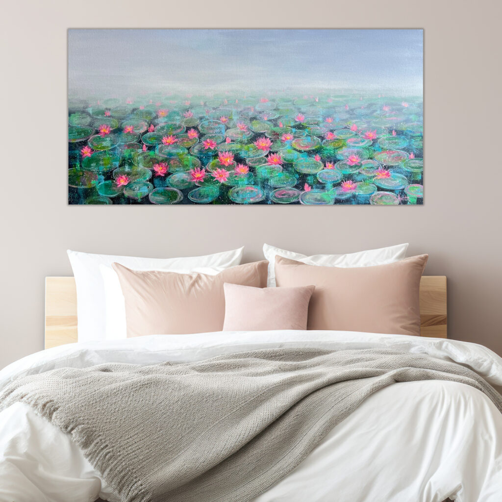 Lotus Painting for bedroom