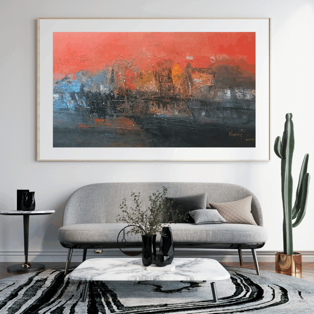 art-inspired interior art by dnyaneshwar dhavale