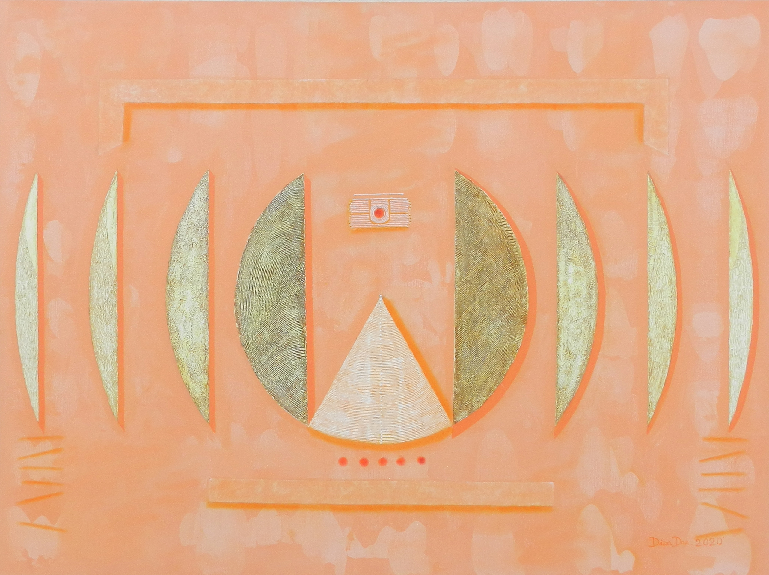 Minimalist canvas art by Dipa Das
