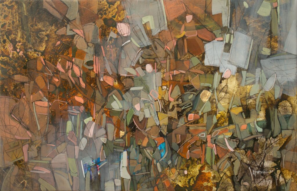 The Quiet Strength of Earth Tones in Modern Indian Paintings 1 earth tones in Apurva singh's painting