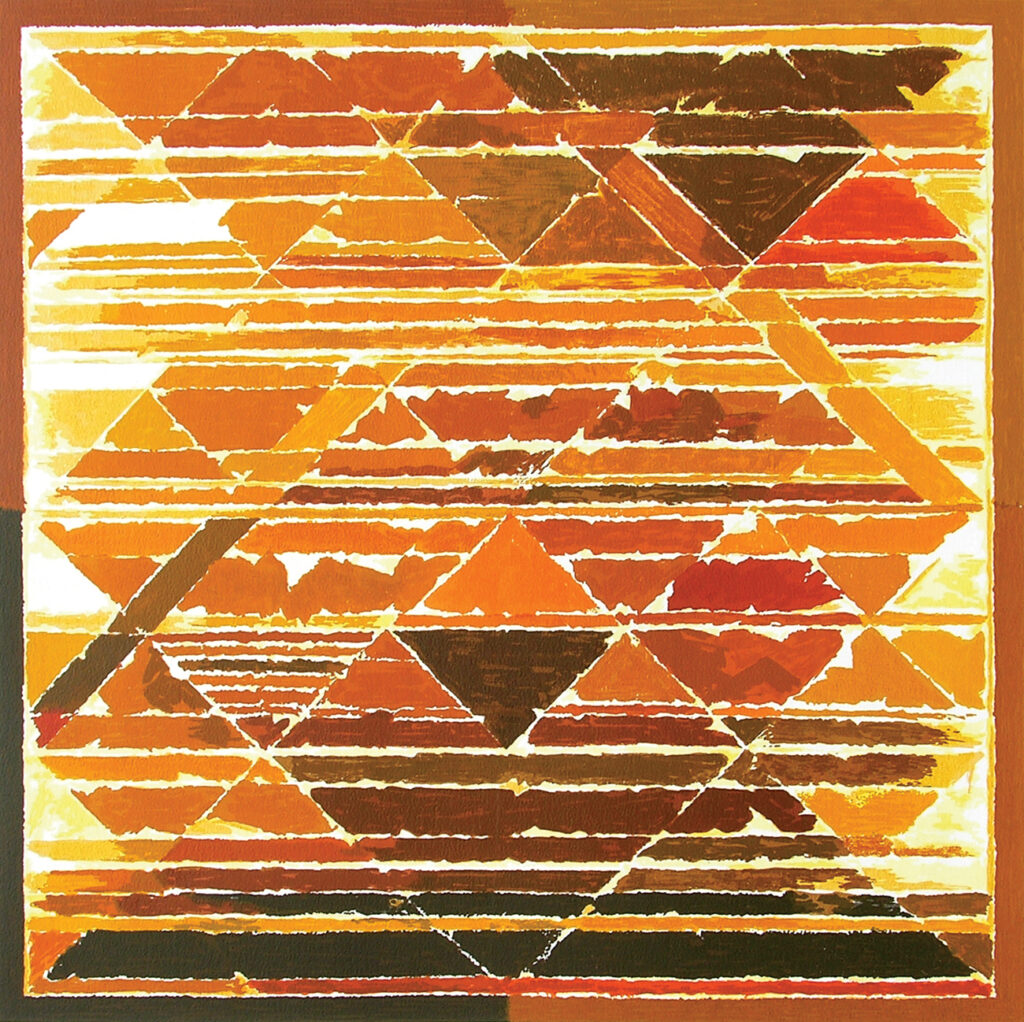 The Quiet Strength of Earth Tones in Modern Indian Paintings 3 earth tones in S H Raza' s artwork