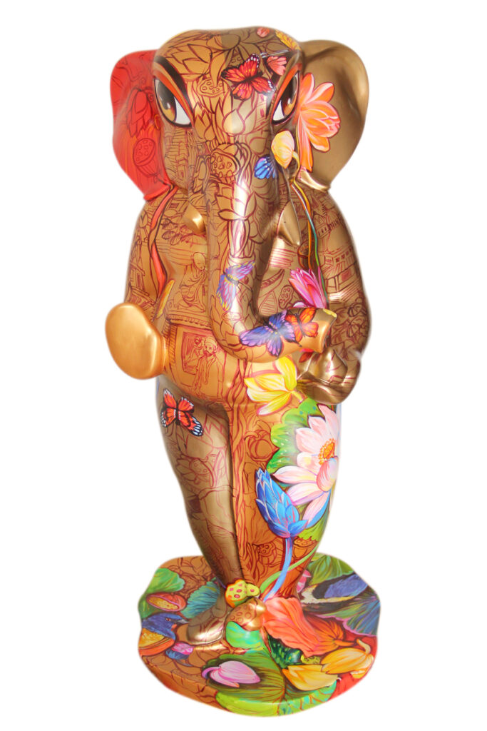 Contemporary Indian art - Folk Inspired art by Sachindra nath Jha