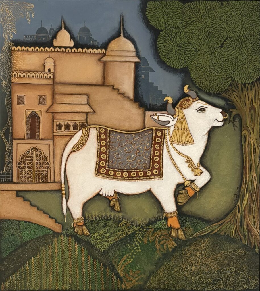 Contemporary Indian Art- Folk-Inspired art by Vibha Singh
