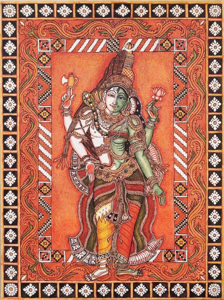 Indian religious art by Subbaraman NV