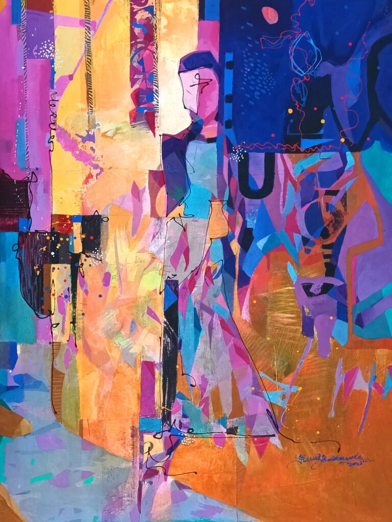 emotion in colour in Indian art by Sunil
