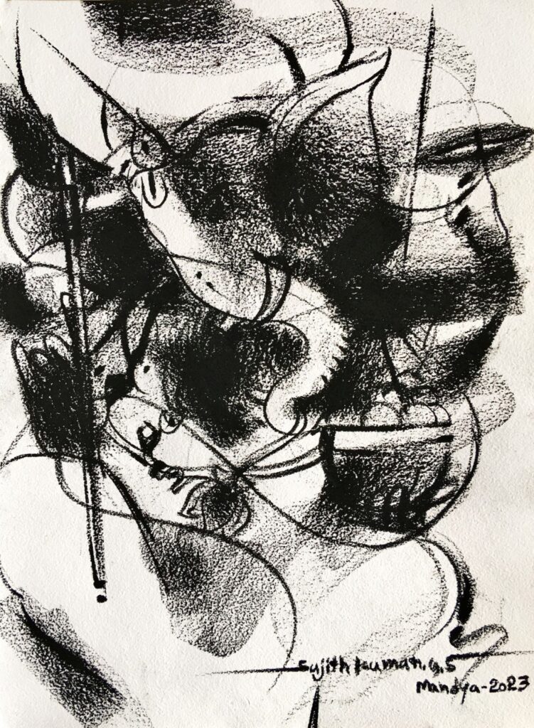 Indian art by Indian artists - Sujith Kumar GS Mandya
