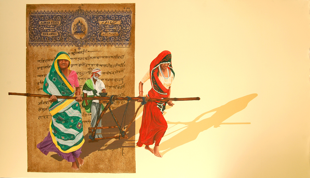 women in Indian art by Malchand Pareek'