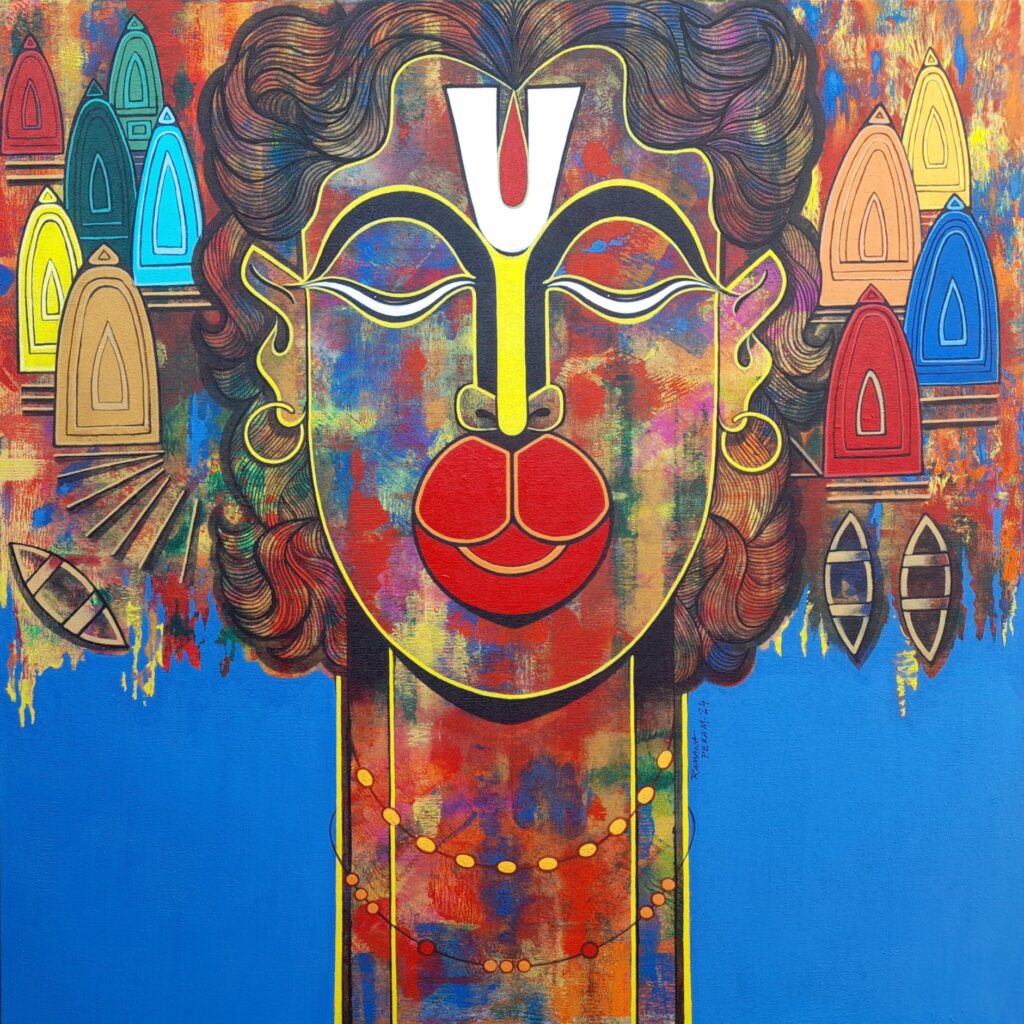 Indian contemporary art by Hanuman