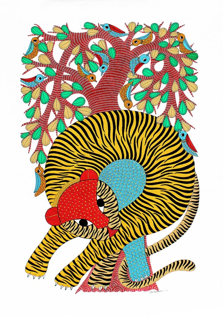 gond art by Dilip Shyam can be collected by a young collector
