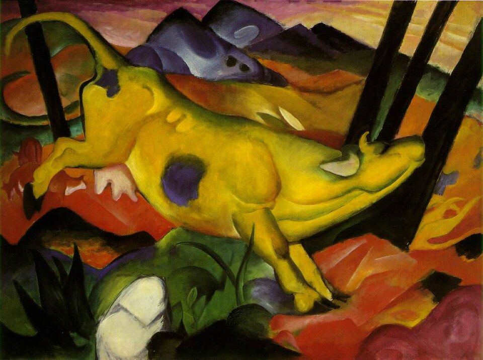 Franz Marc The Yellow Cow 1911