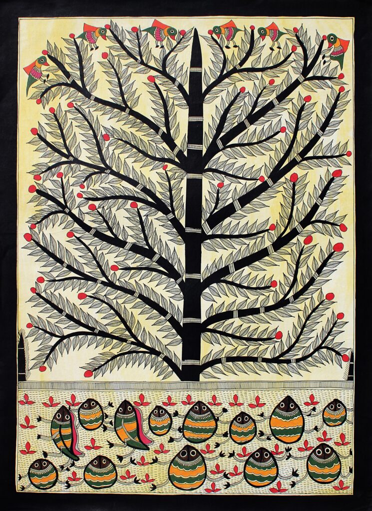 Indian art - madhubani - by Unknown Artist

