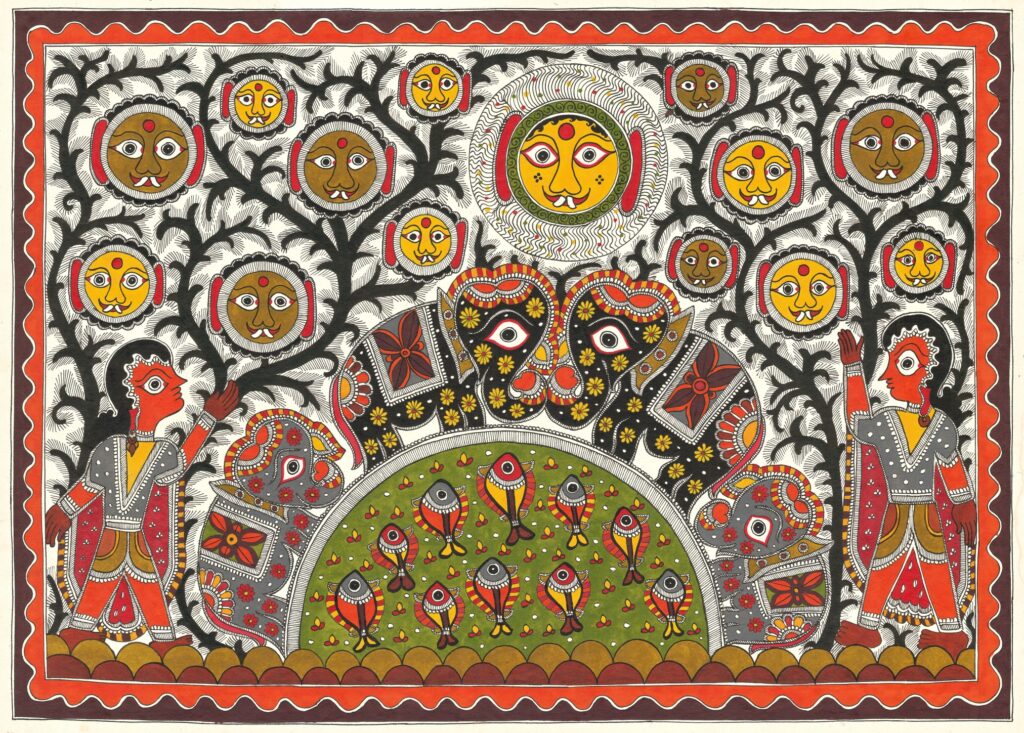 Cultural Memory on Canvas: How Indian Artists Are Preserving Vanishing Traditions 1 Cultural memory Indian art by Sarita Devi