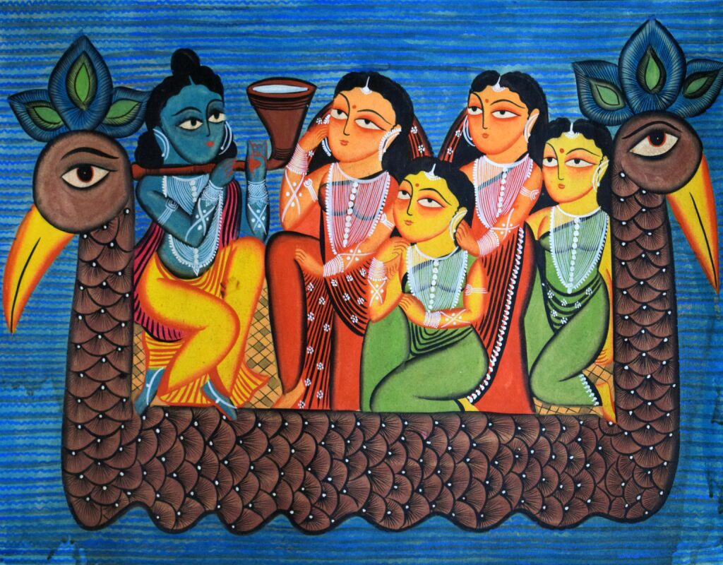 Kalighat Paintings by Unknown Artist
