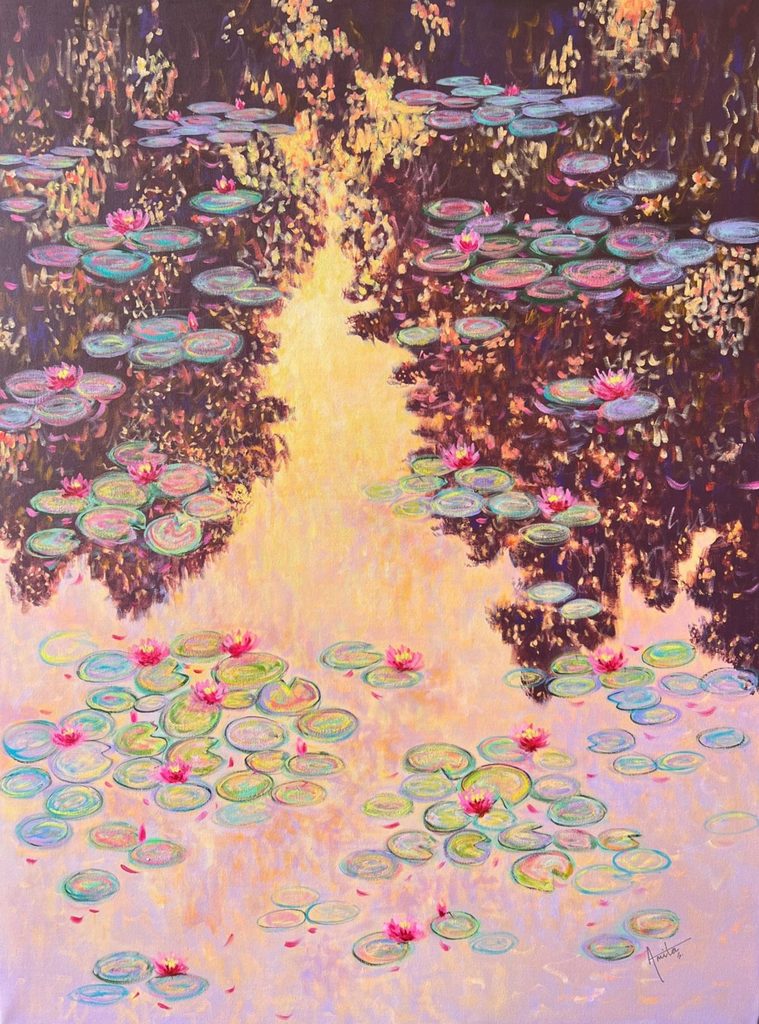Claude Monet Inspired Paintings by Contemporary Indian Artists on Mojarto 4 MA352276