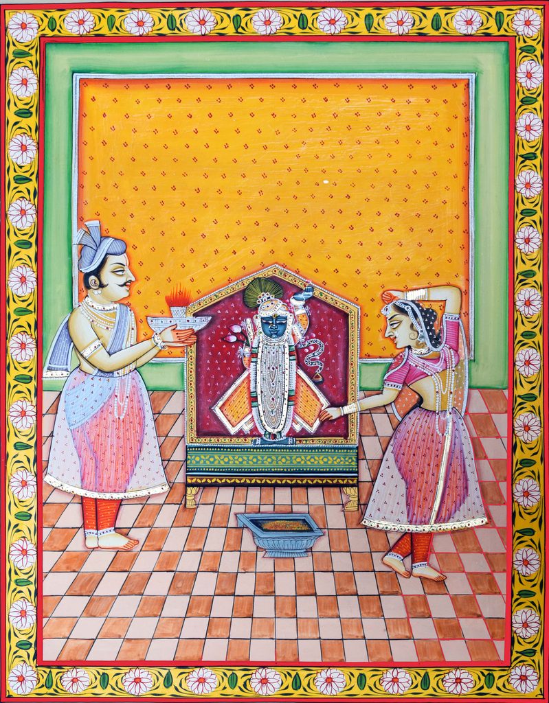 Pichhwai Art Explained: Sacred Themes, Symbols and Choosing One for Your Home 2 Pichhwai art - paintings by Unknown artist
