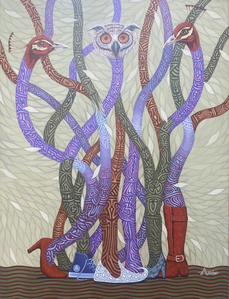 Indian Contemporary Art - surrealism by Arvind Kumar Dubey