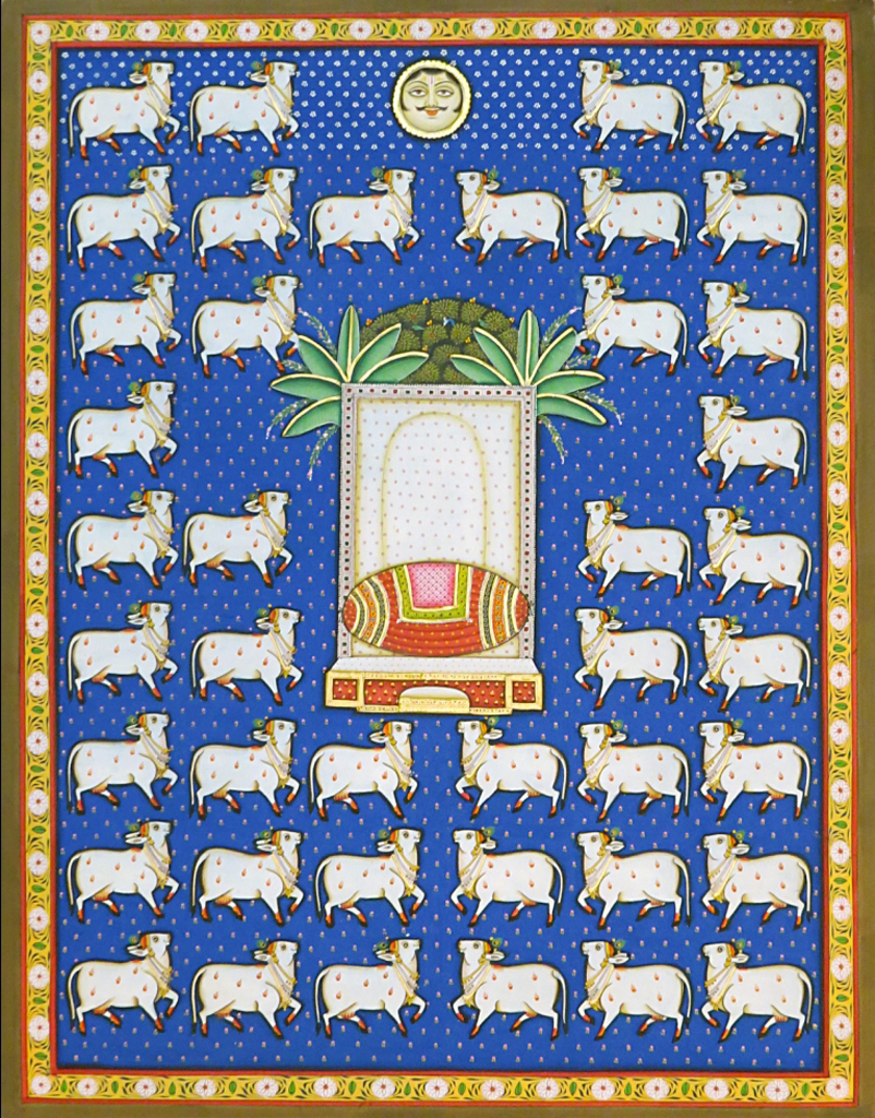 Pichhwai Art Explained: Sacred Themes, Symbols and Choosing One for Your Home 3 Pichhwai art by Unknown artist