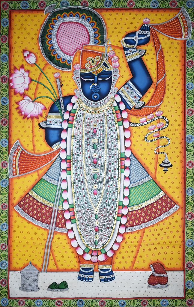 Pichhwai Art Explained: Sacred Themes, Symbols and Choosing One for Your Home 1 Pichhwai art by unknown artist